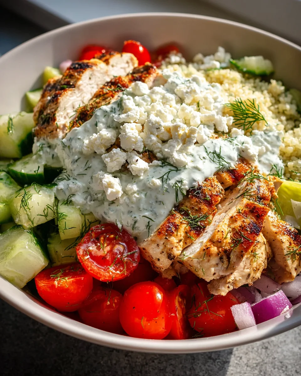 Leckere Griechische Hähnchen Bowls – Schnell & Gesund!