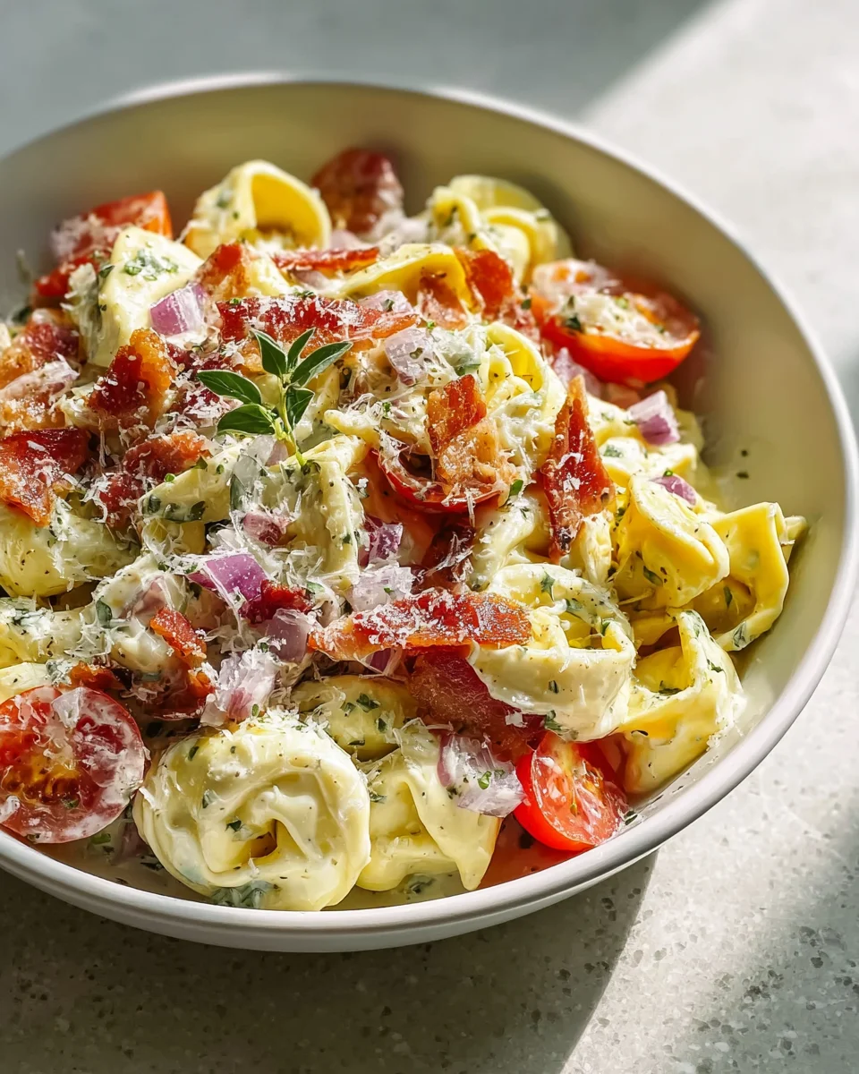 Frischer Grinder Tortellini Salat – Lecker und einfach zubereitet!