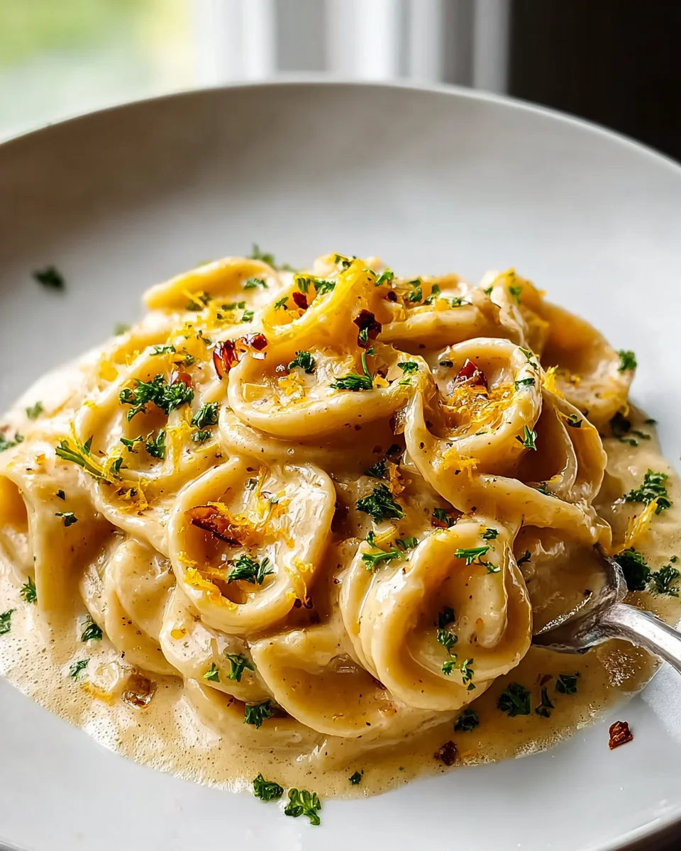 Ultimative cremige Gerösteter-Knoblauch-Zitronen Pasta-Soße
