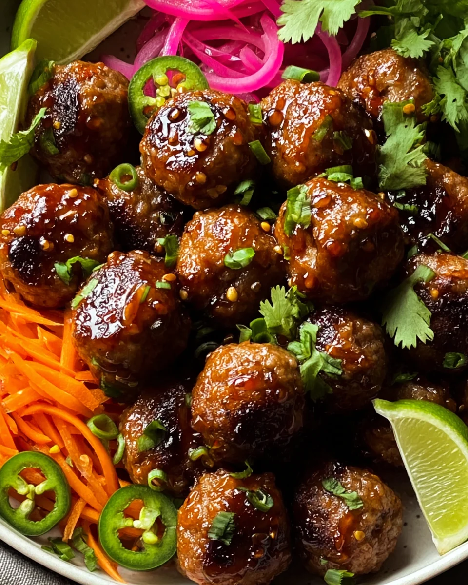 Banh Mi Meatballs: Exotische Rindfleisch-Klopse schnell & lecker