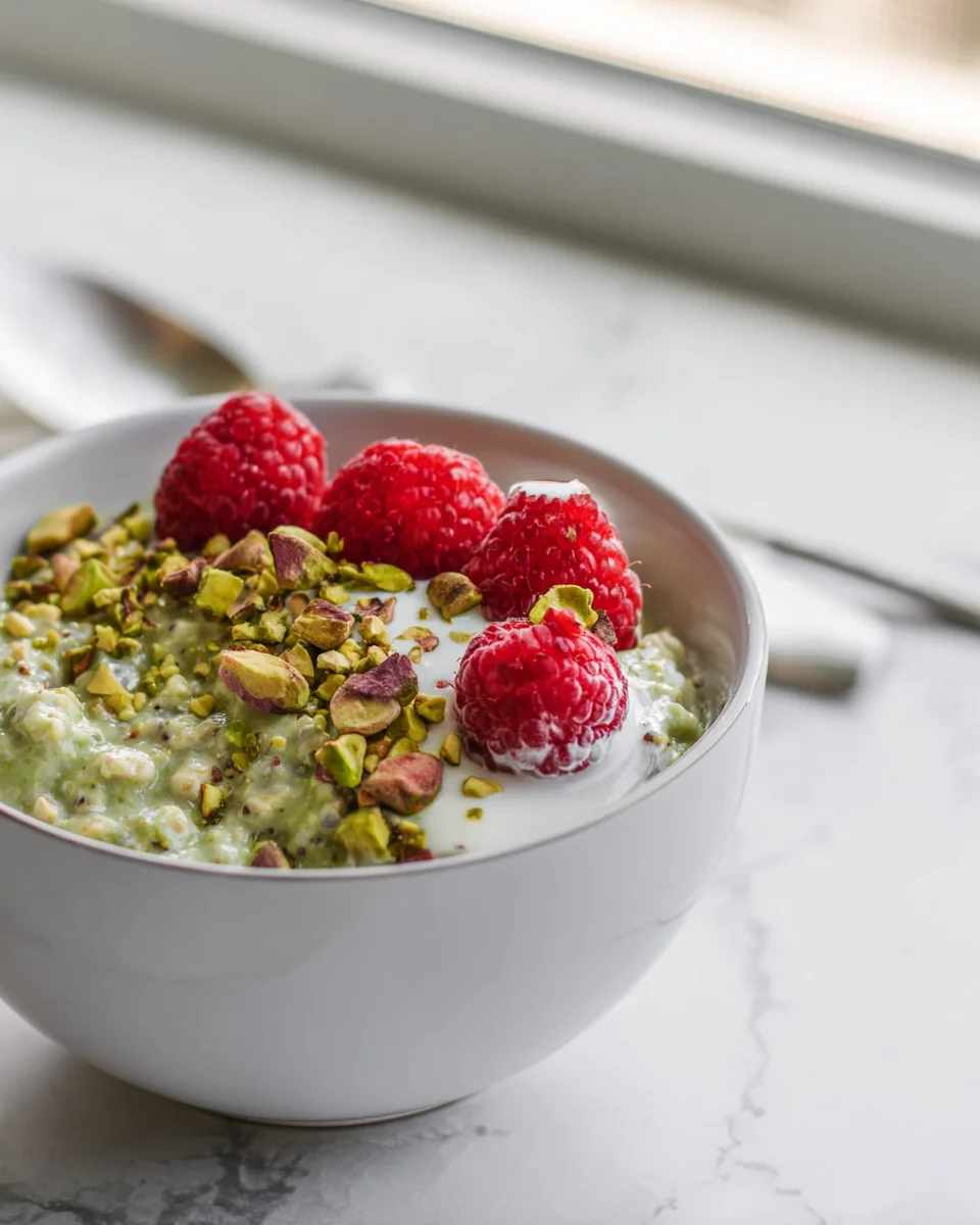 Traumhafte Pistazien Overnight Oats: Dein schnelles Frühstück