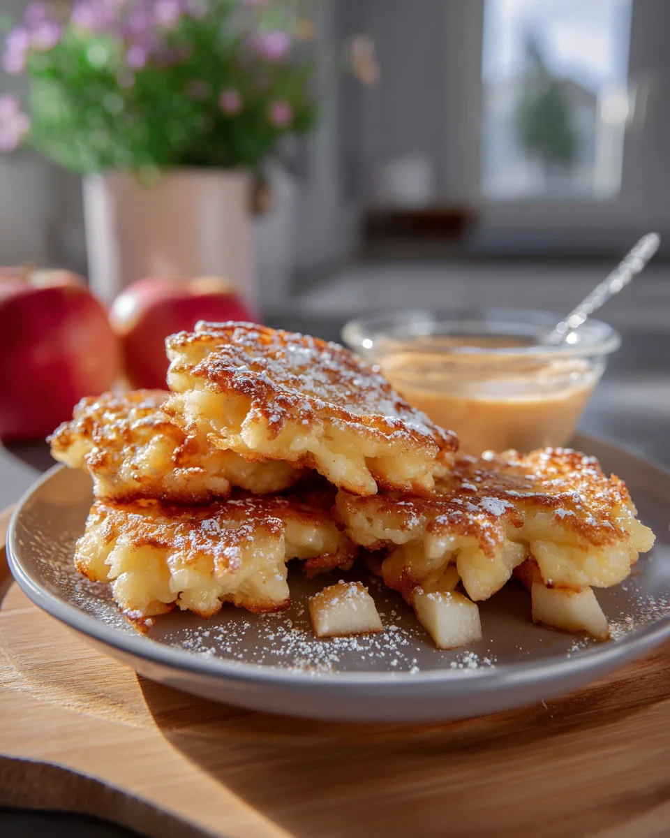 Milchreispuffer mit Apfel – Einfaches Rezept für leckere Puffer