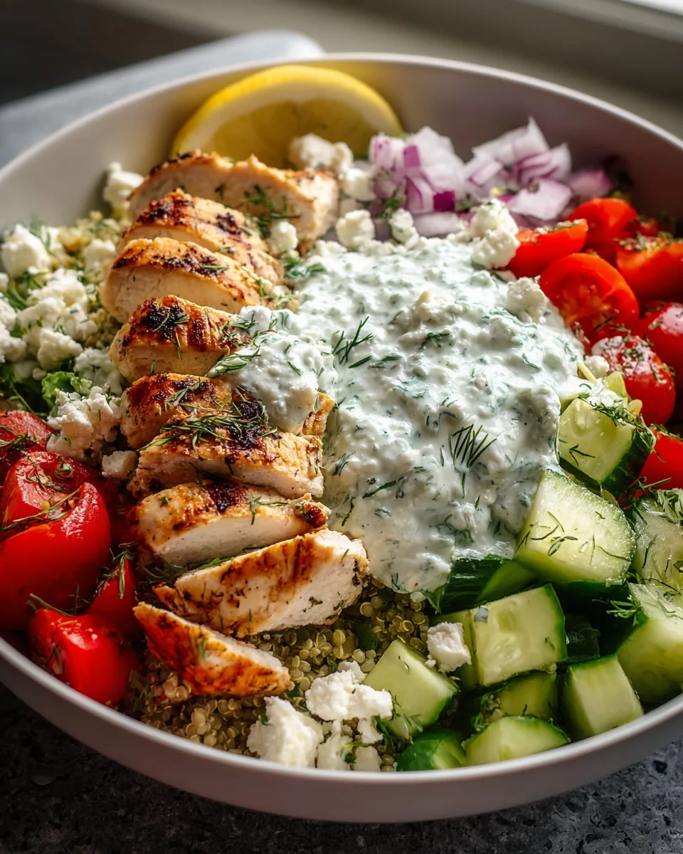 Leckere Griechische Hähnchen Bowls – Schnell & Gesund!
