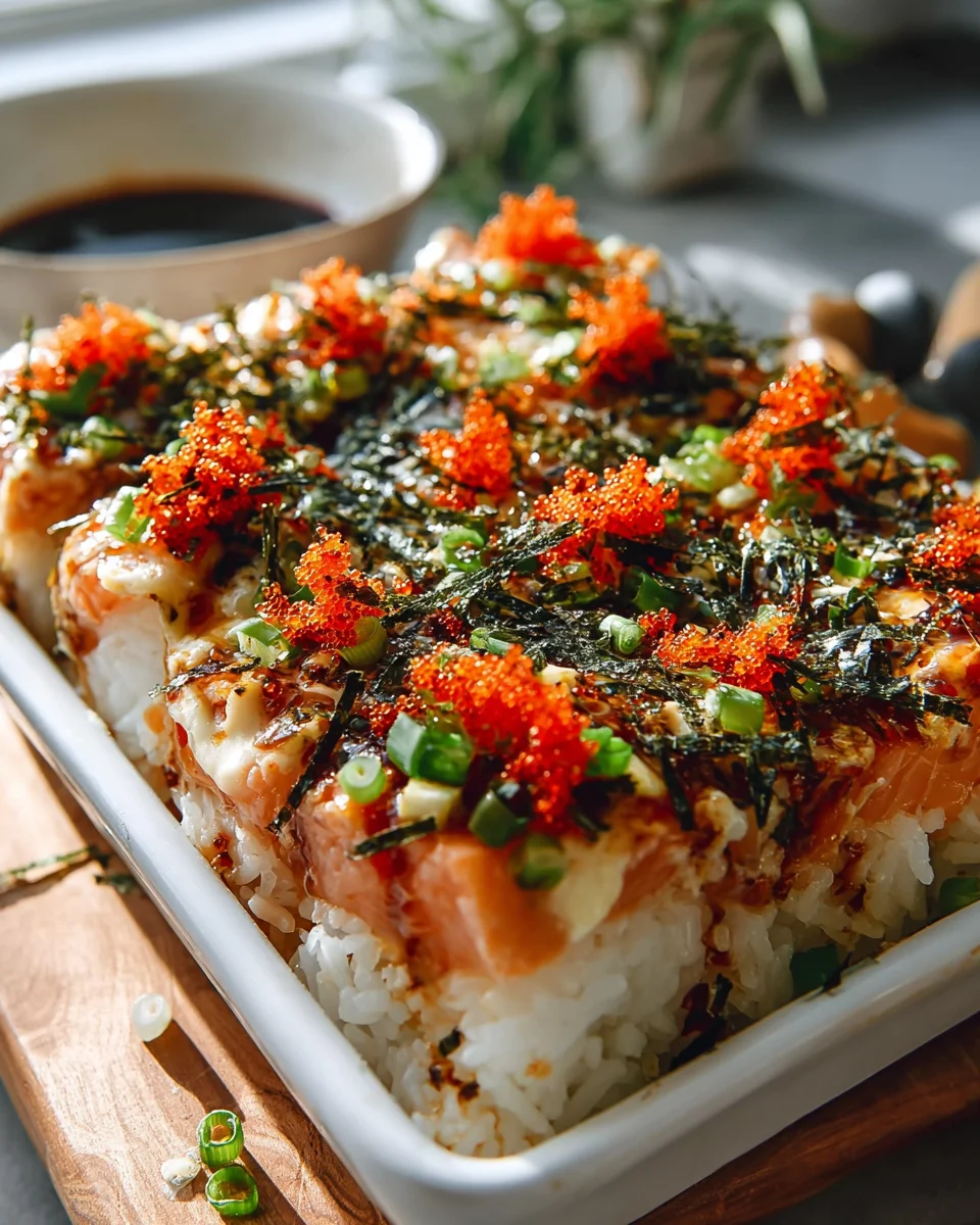 Spicy Salmon Sushi Bake: Schnell, lecker, einfach!