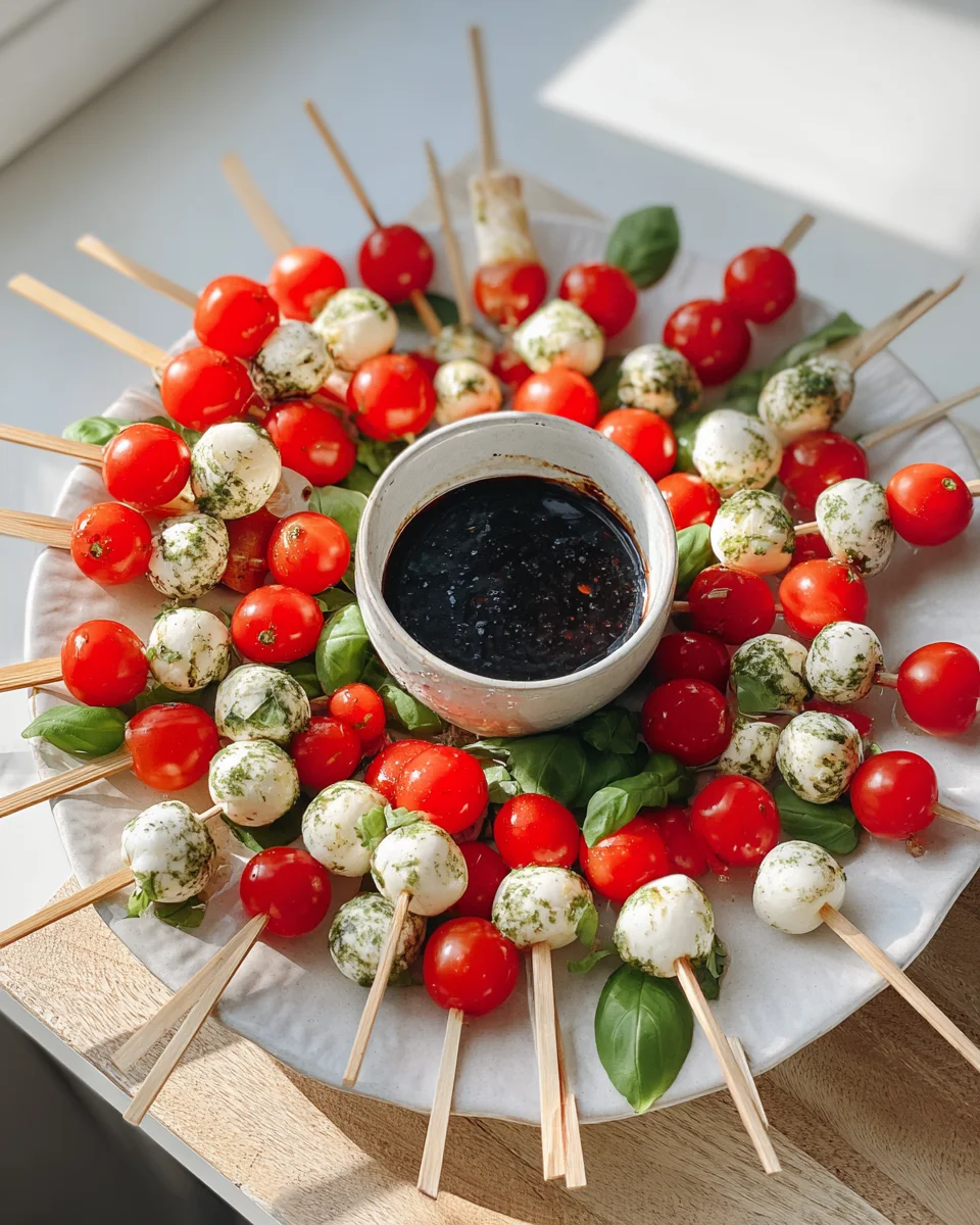 Christmas Caprese Wreath Rezept – Festlich & Lecker!