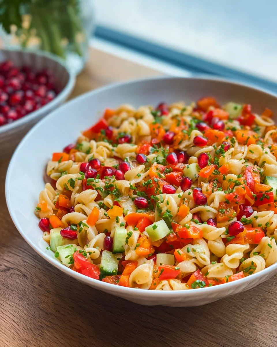 Türkischer Nudelsalat - Frisch, bunt und voller Geschmack!