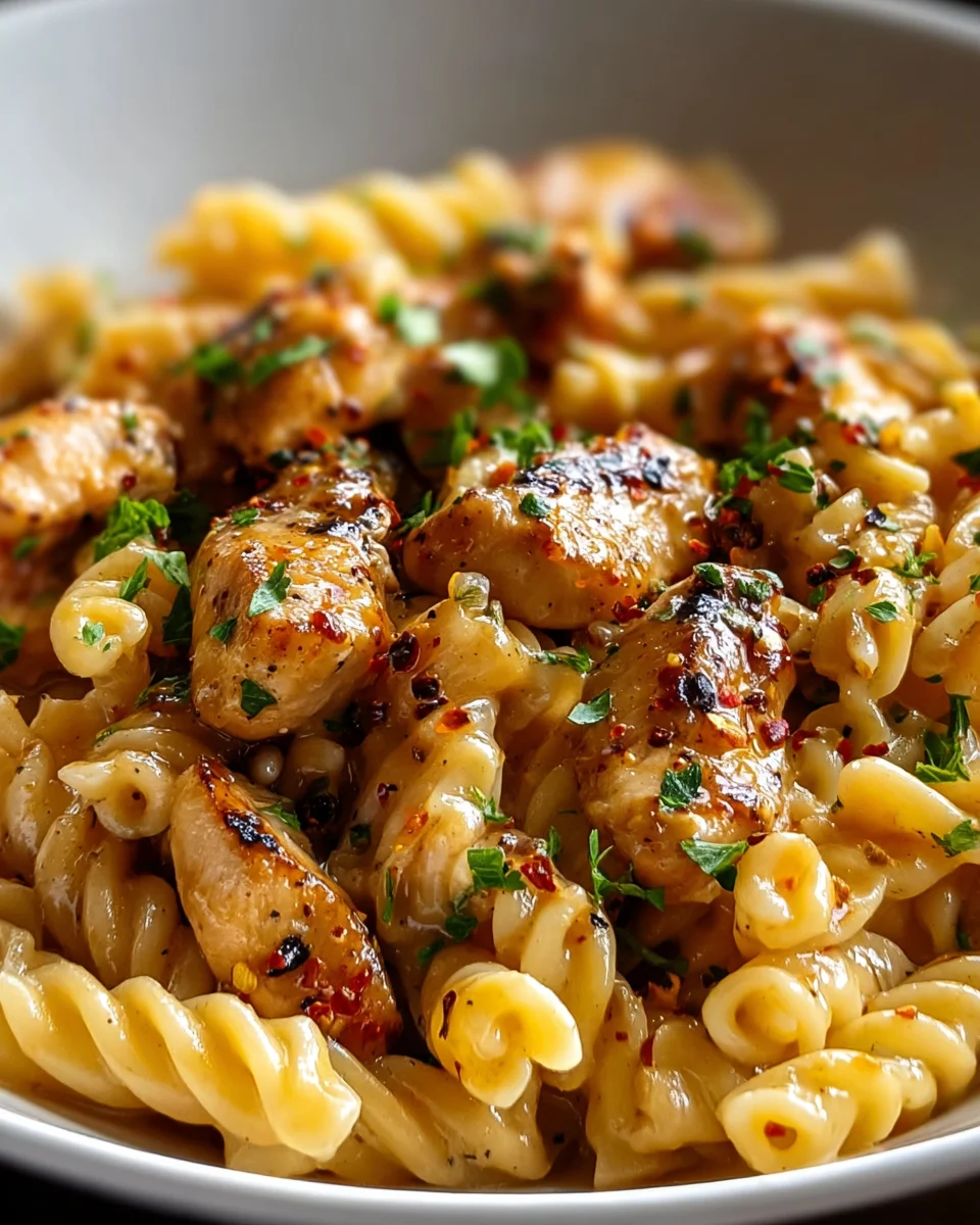 Honig-Pfeffer-Hühnchen-Pasta: Einfaches Rezept für Genießer!