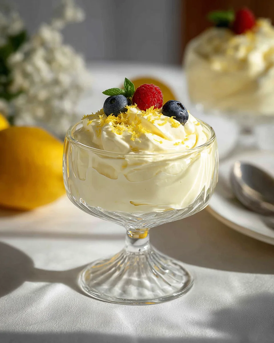 Zitronen Mascarpone Creme – Frisch und cremig genießen!