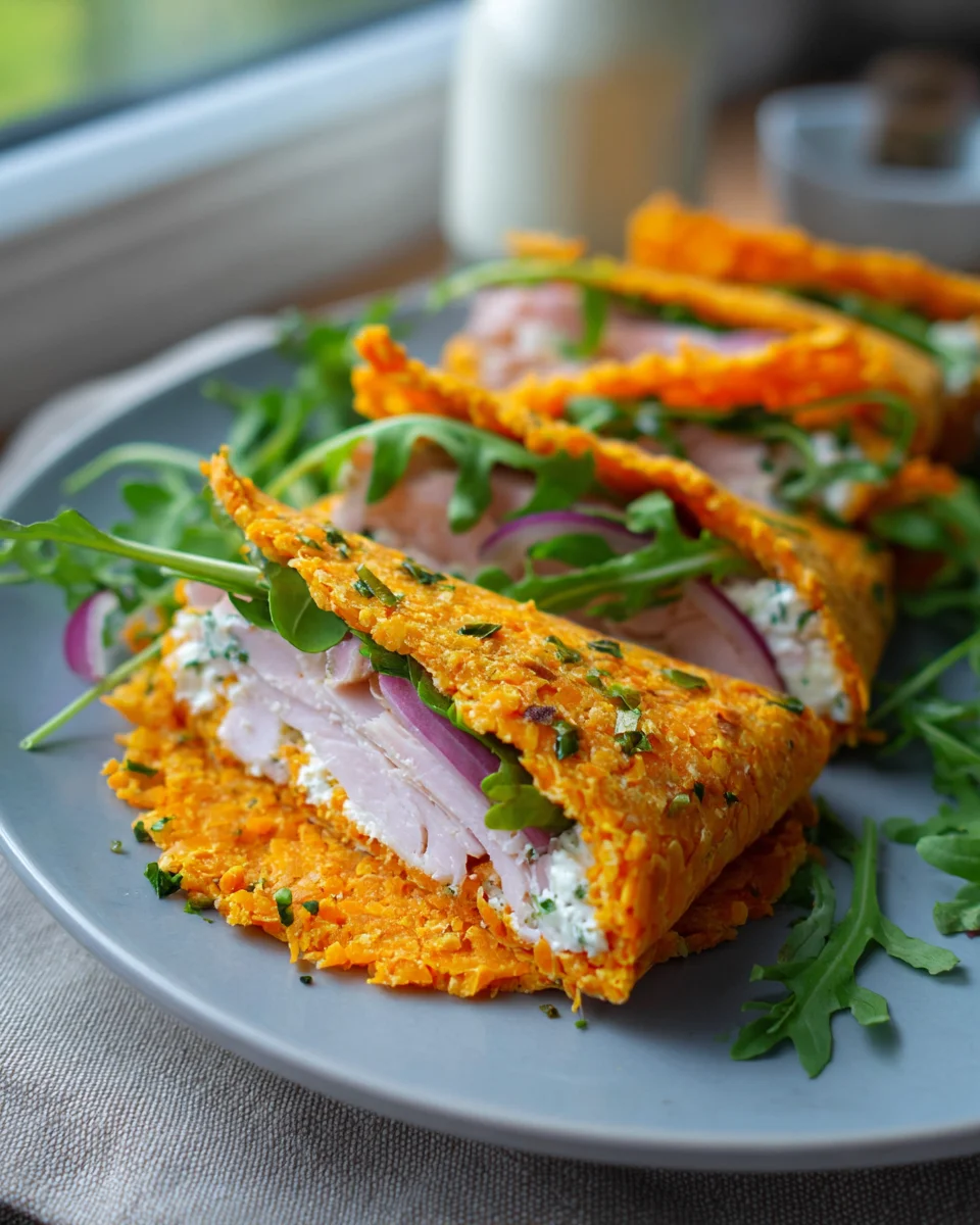 Proteinreiche Karotten Wraps: Gesunder Genuss schnell gemacht!