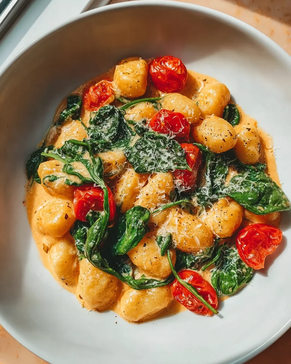 Gnocchi Pfanne: Tomate, Spinat – Schnell & Unglaublich Gut!