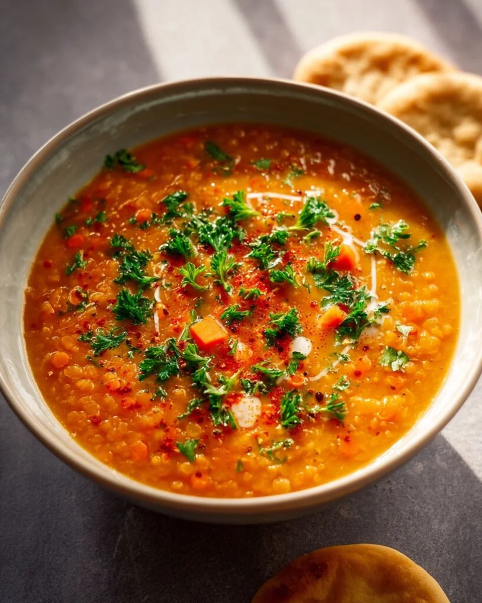 Aromatische Rote Linsensuppe – Kraftvoll und Gesund!