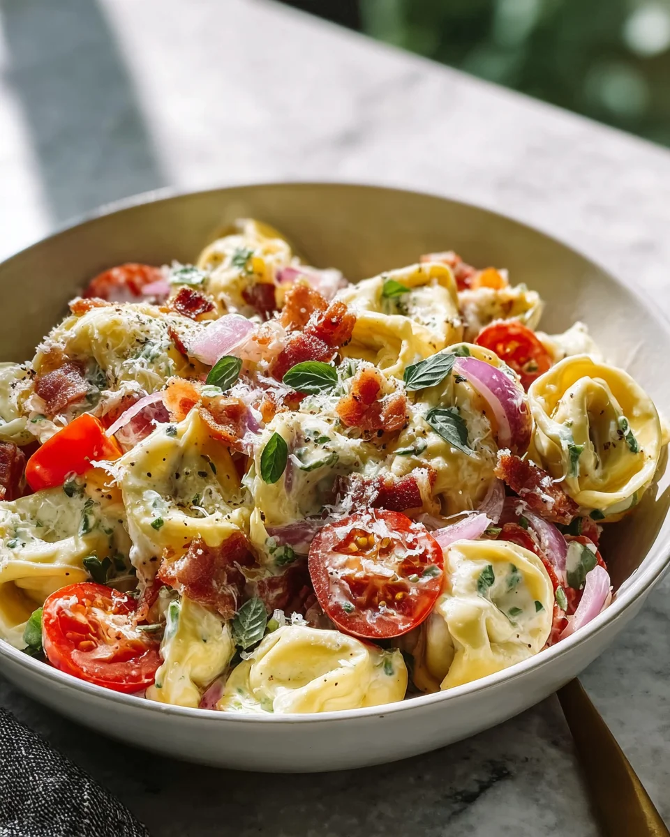 Frischer Grinder Tortellini Salat – Lecker und einfach zubereitet!
