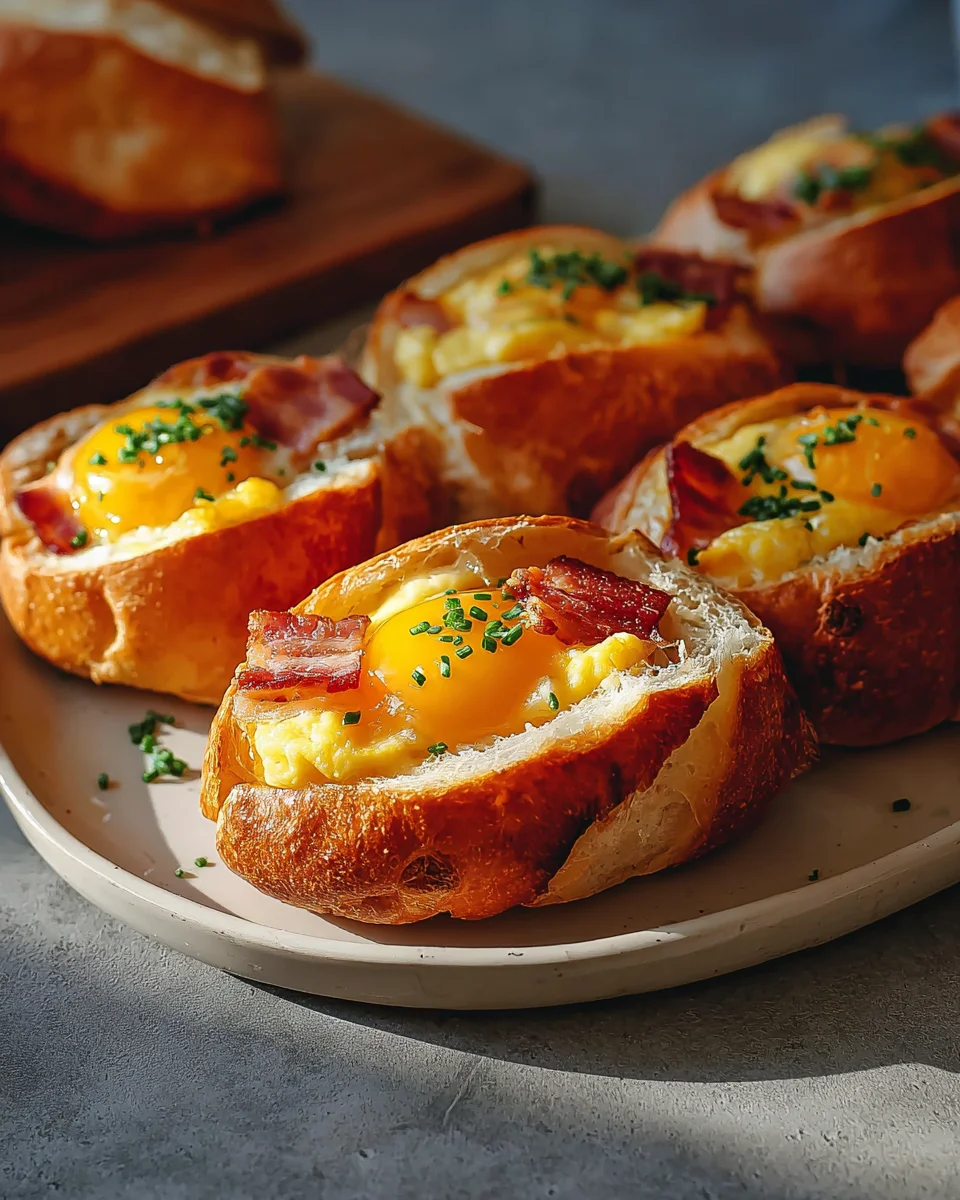 Das Ultimative Frühstücksbrötchen: Ei, Beef Bacon & Käse