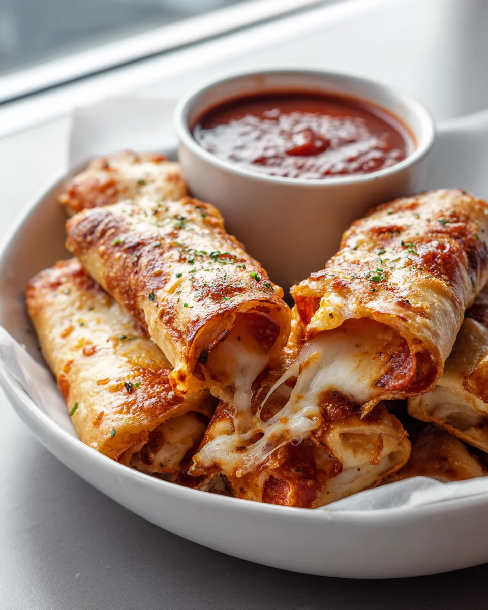 Mega leckere Pizza Roll Brotstangen – Perfekt zum Dippen!