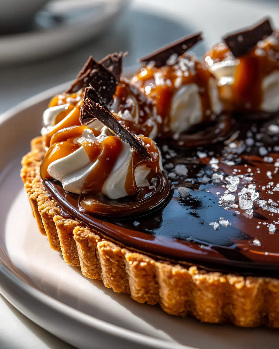 Unwiderstehliche Salzkaramell-Schoko-Tarte: Süß & Salzig perfekt!