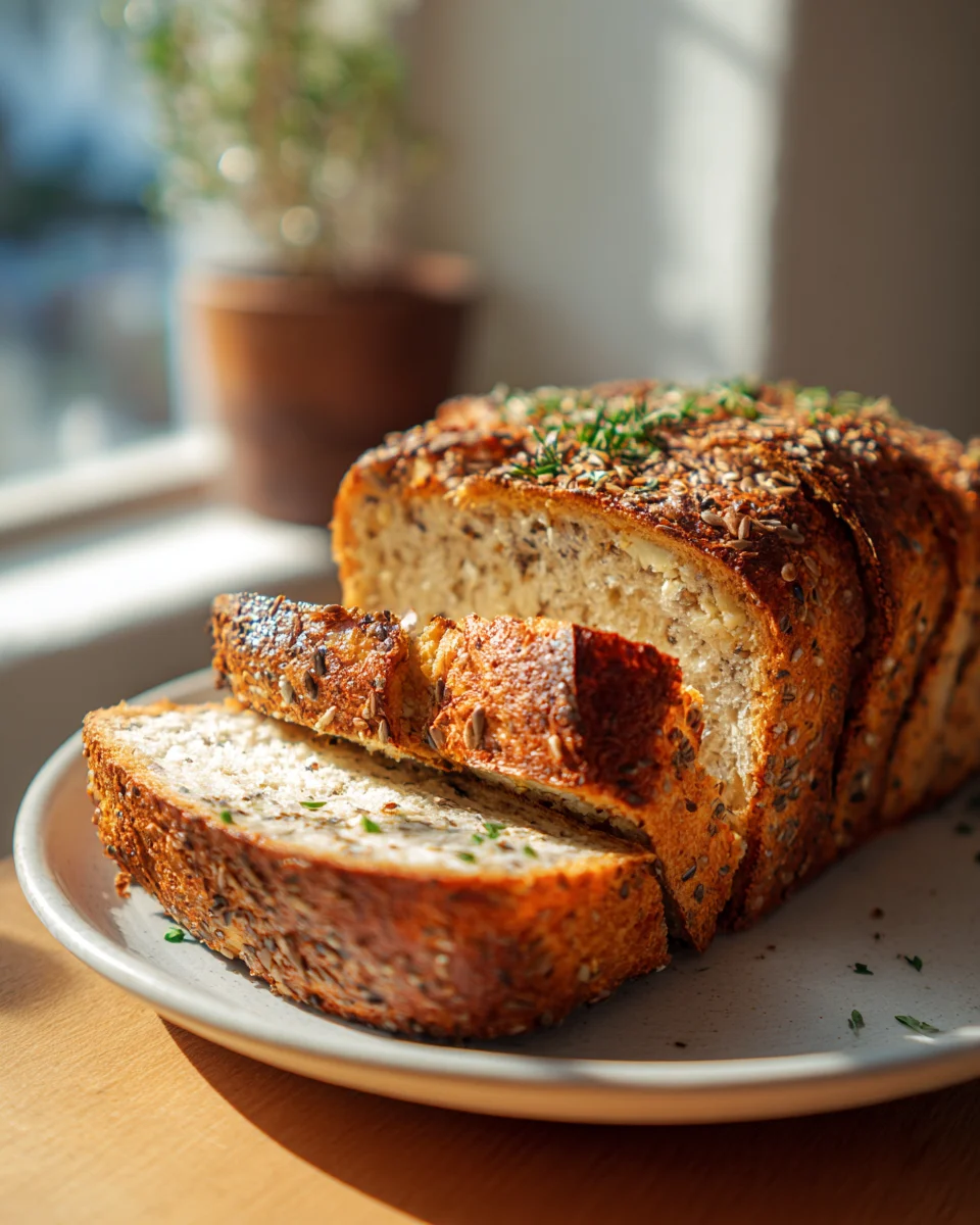 Hüttenkaese Brot: Einfach, lecker & proteinreich backen!