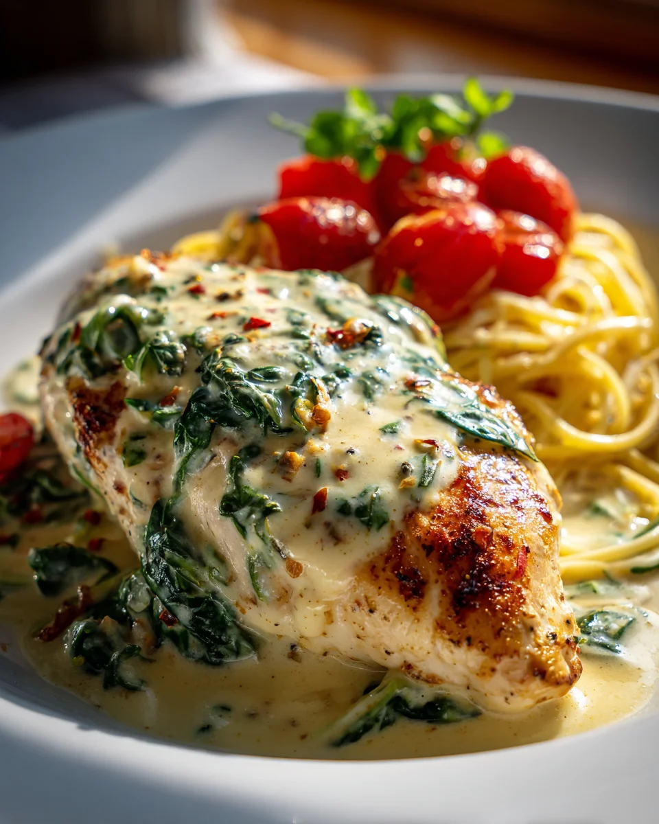 Schnelles Hähnchenfilet in cremiger Frischkäse-Parmesan Soße