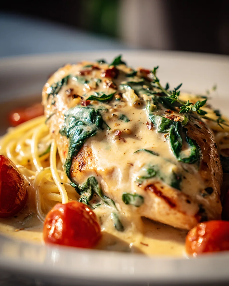 Schnelles Hähnchenfilet in cremiger Frischkäse-Parmesan Soße