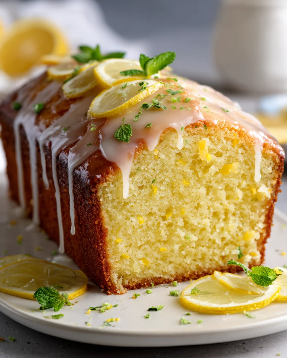 Himmlischer Zitronen-Drizzle-Kuchen – einfach & wie vom Bäcker
