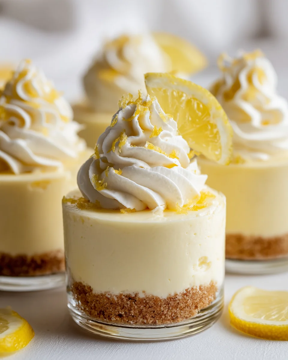 Himmlische Zitronen Mousse Cheesecake Cups – Süß, Sauer, Perfekt!