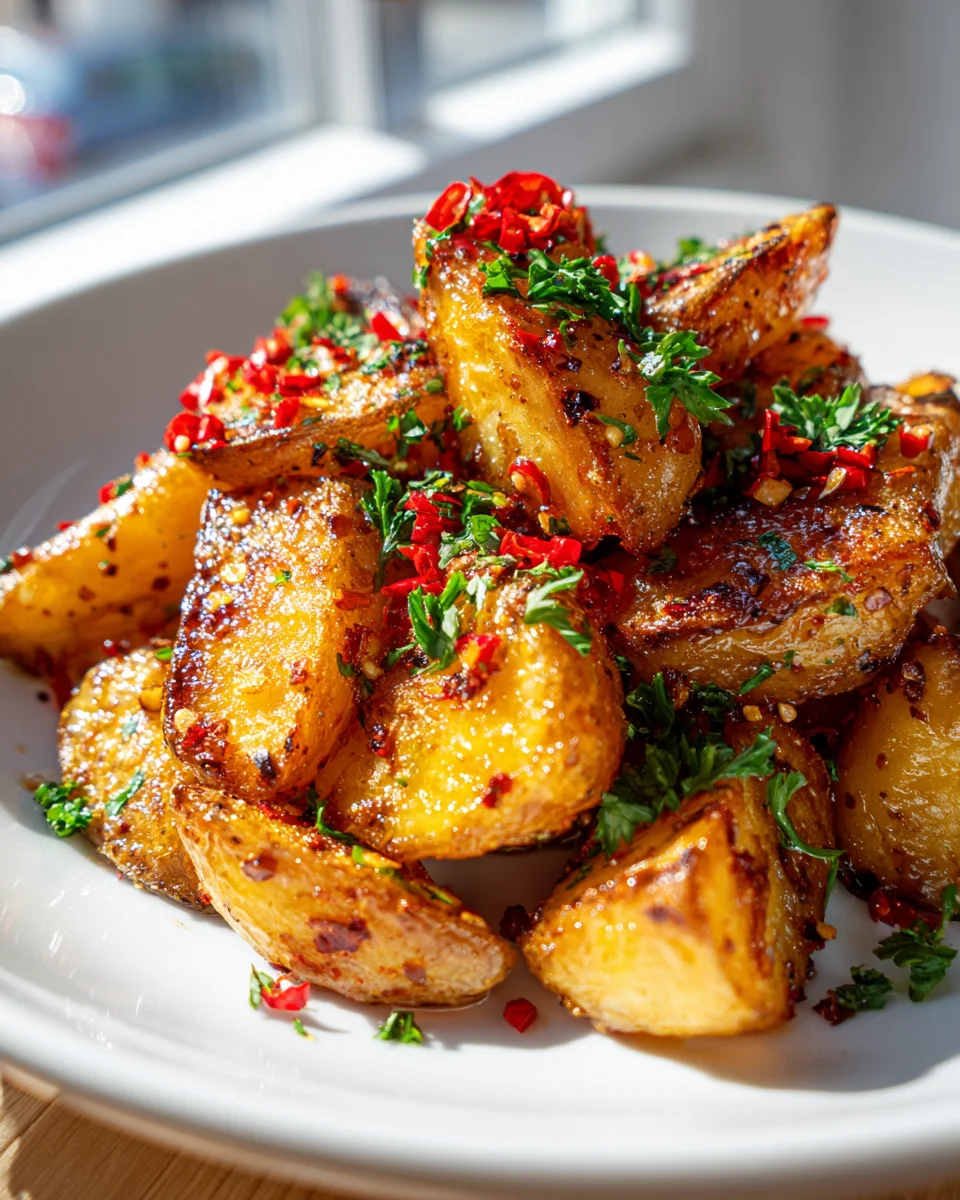 Knusprige Honig Chili Kartoffeln: Dein süß-scharfes Rezept!