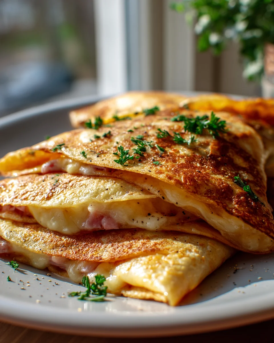 Rinderschinken-Käse-Taschen: Knusprig aus dem Airfryer!