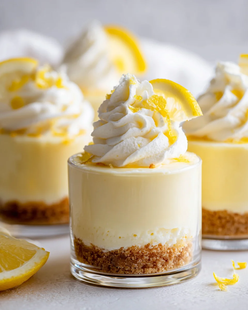 Himmlische Zitronen Mousse Cheesecake Cups – Süß, Sauer, Perfekt!