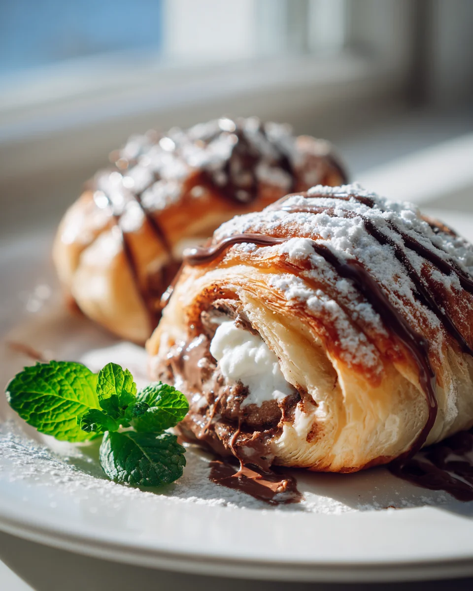 Himmlische Schoko-Frischkäse-Danish Rolls – Einfach Backen