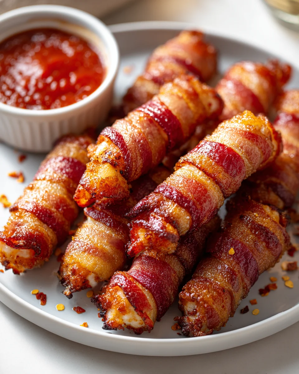 Beef Bacon Mozzarella Sticks: Knusprig, käsig & unwiderstehlich!