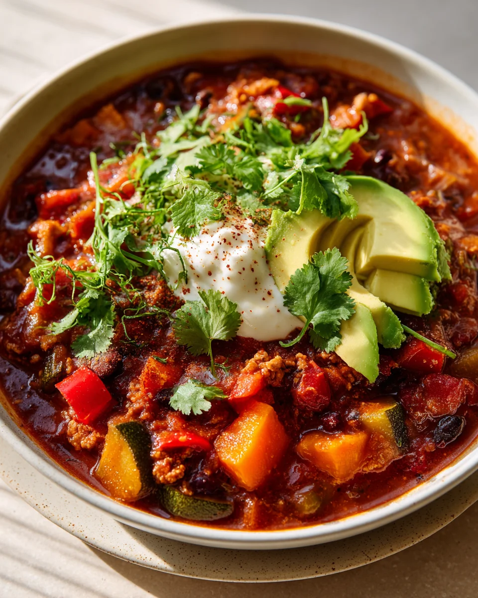 Dein bestes Puten-Chili mit extra Gemüse: Schnell & Lecker!