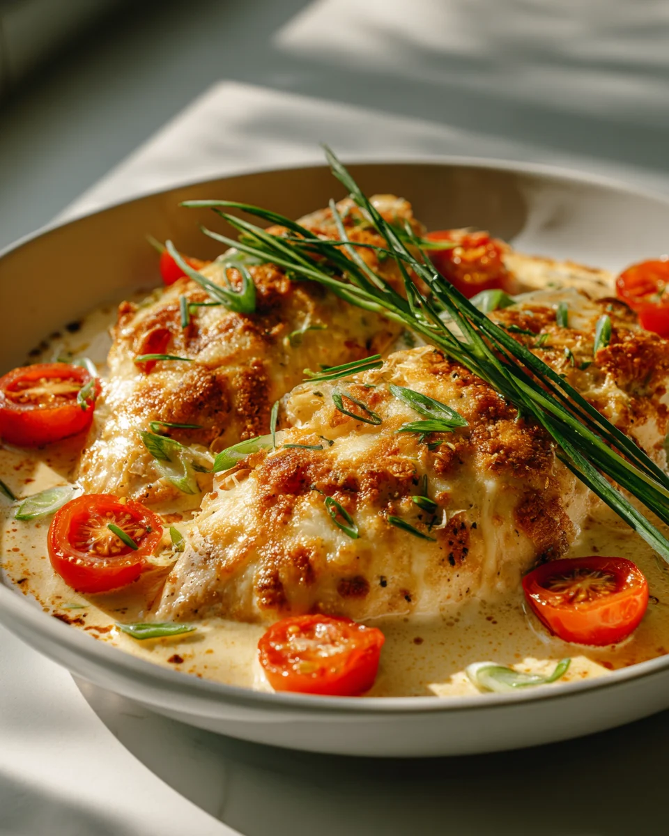 Cremiges Ofenhähnchen mit Käse – Ein Genuss für jeden Tag!