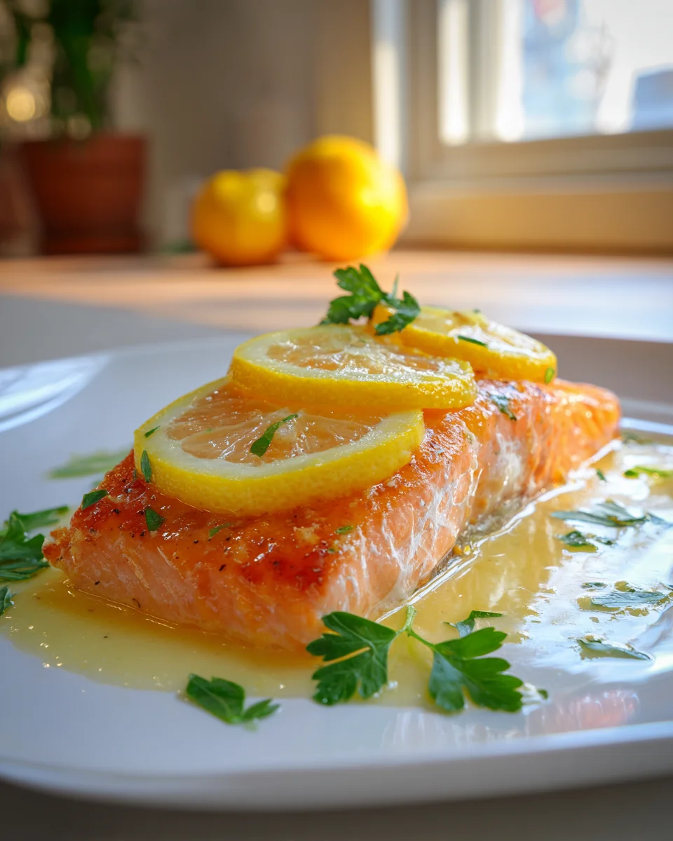 Klassischer Zitronenbutter-Lachs aus dem Ofen – Schnell & Lecker