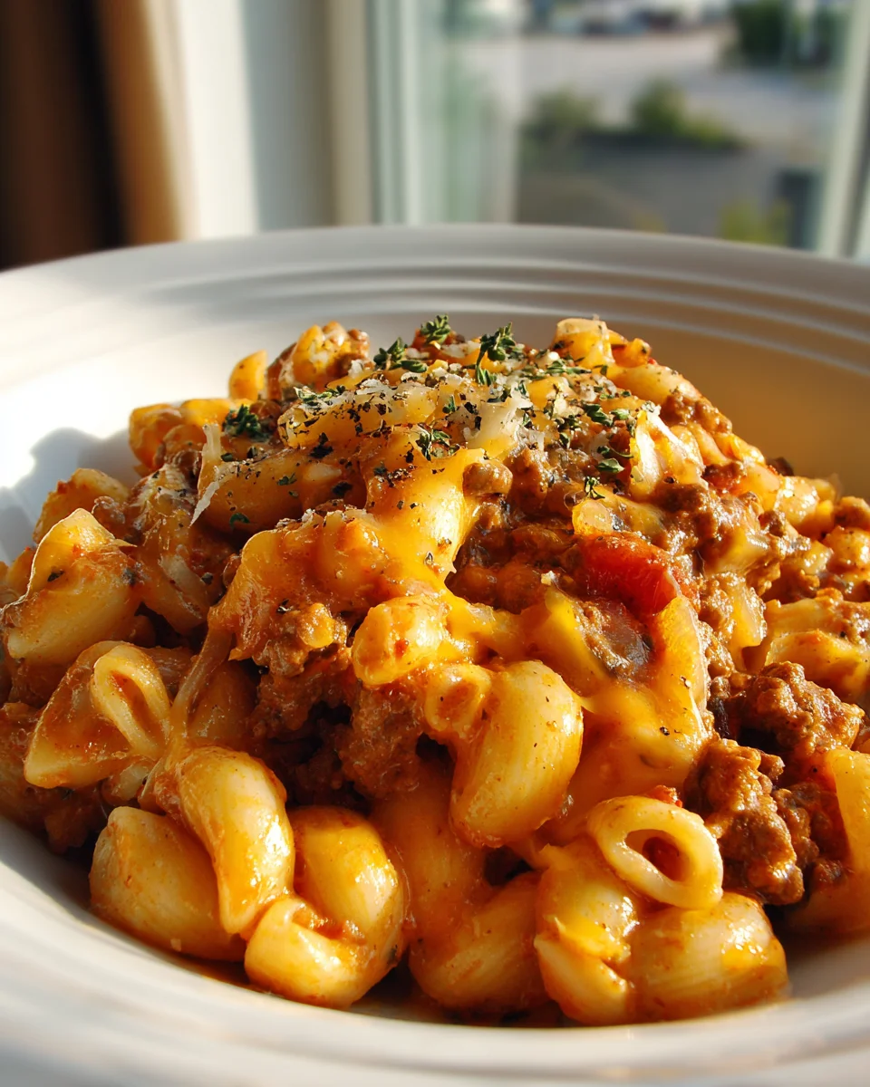 Hausgemachter Rinder Hamburger Helper: Schnell & Köstlich!