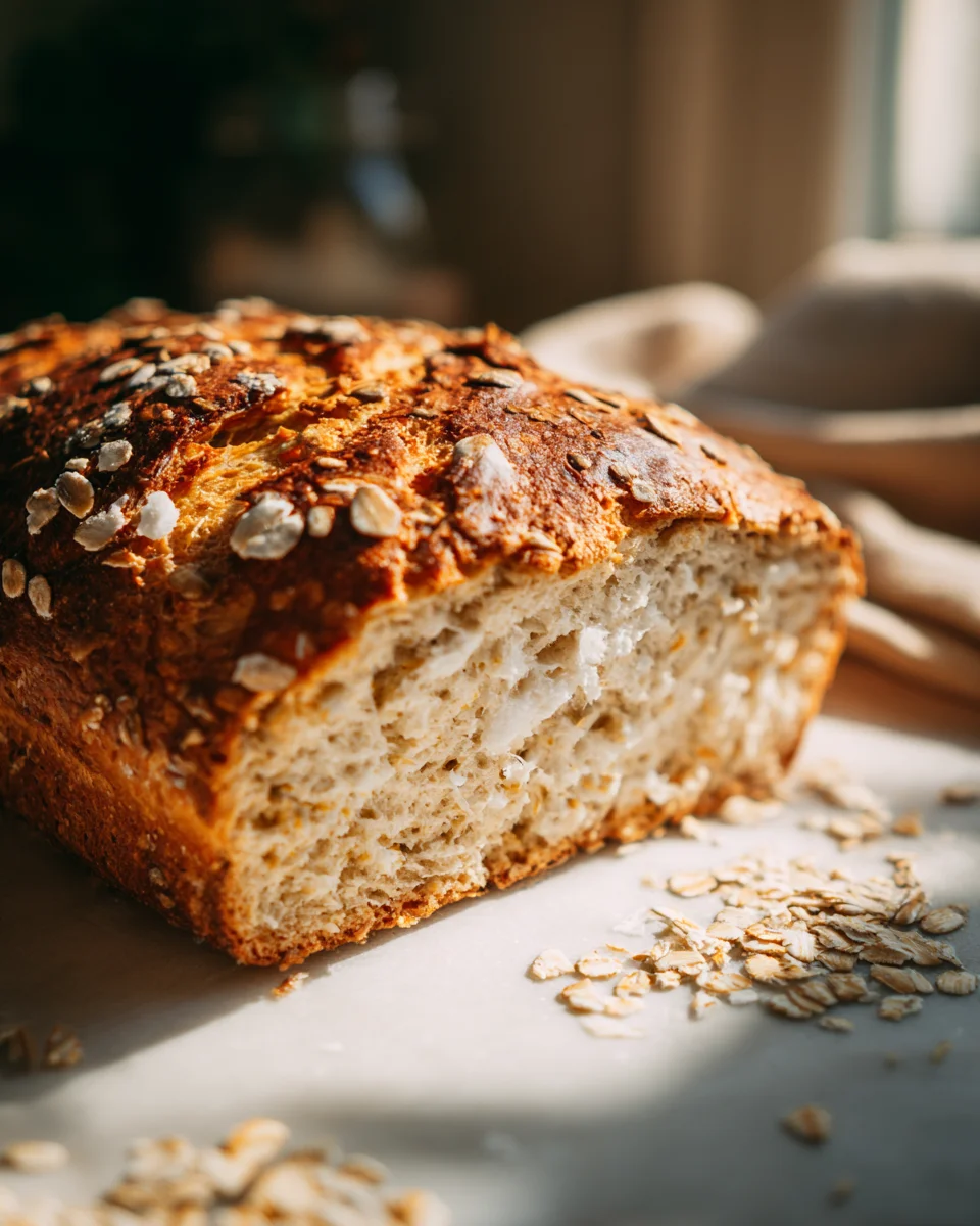 Saftiges Haferflockenbrot mit Quark – Einfach & lecker!
