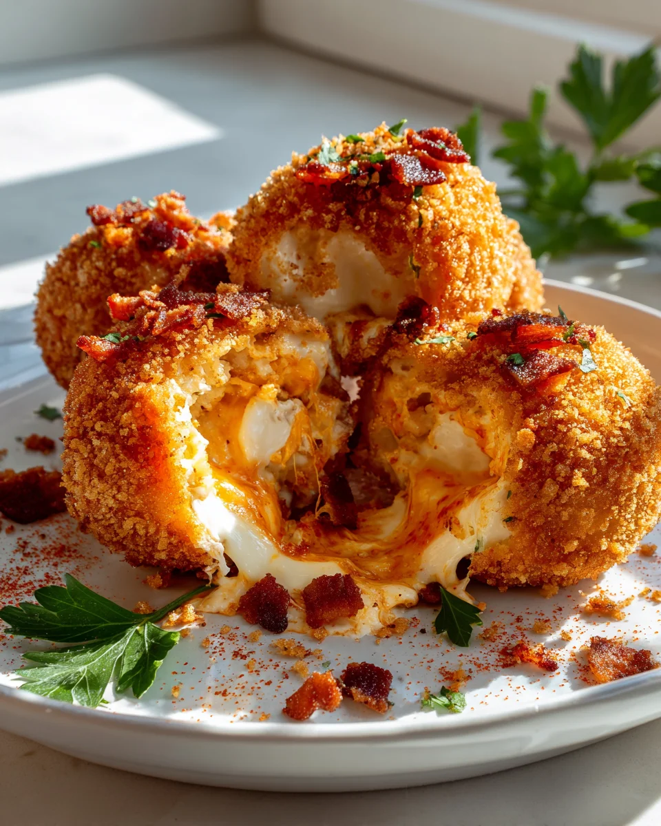 Saftige Buffalo Chicken Beef Bacon Mozzarella Bombs selber machen