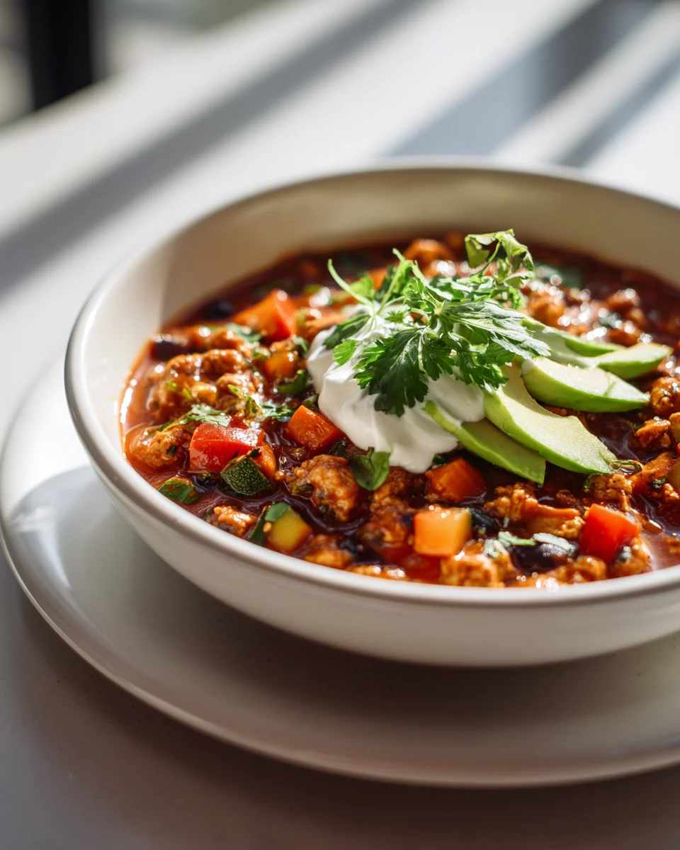 Dein bestes Puten-Chili mit extra Gemüse: Schnell & Lecker!