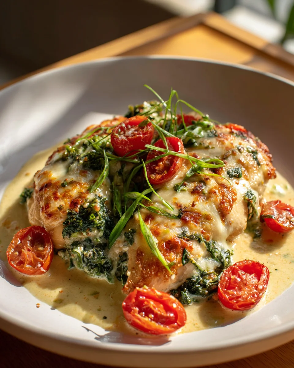 Cremiges Ofenhähnchen mit Käse – Ein Genuss für jeden Tag!