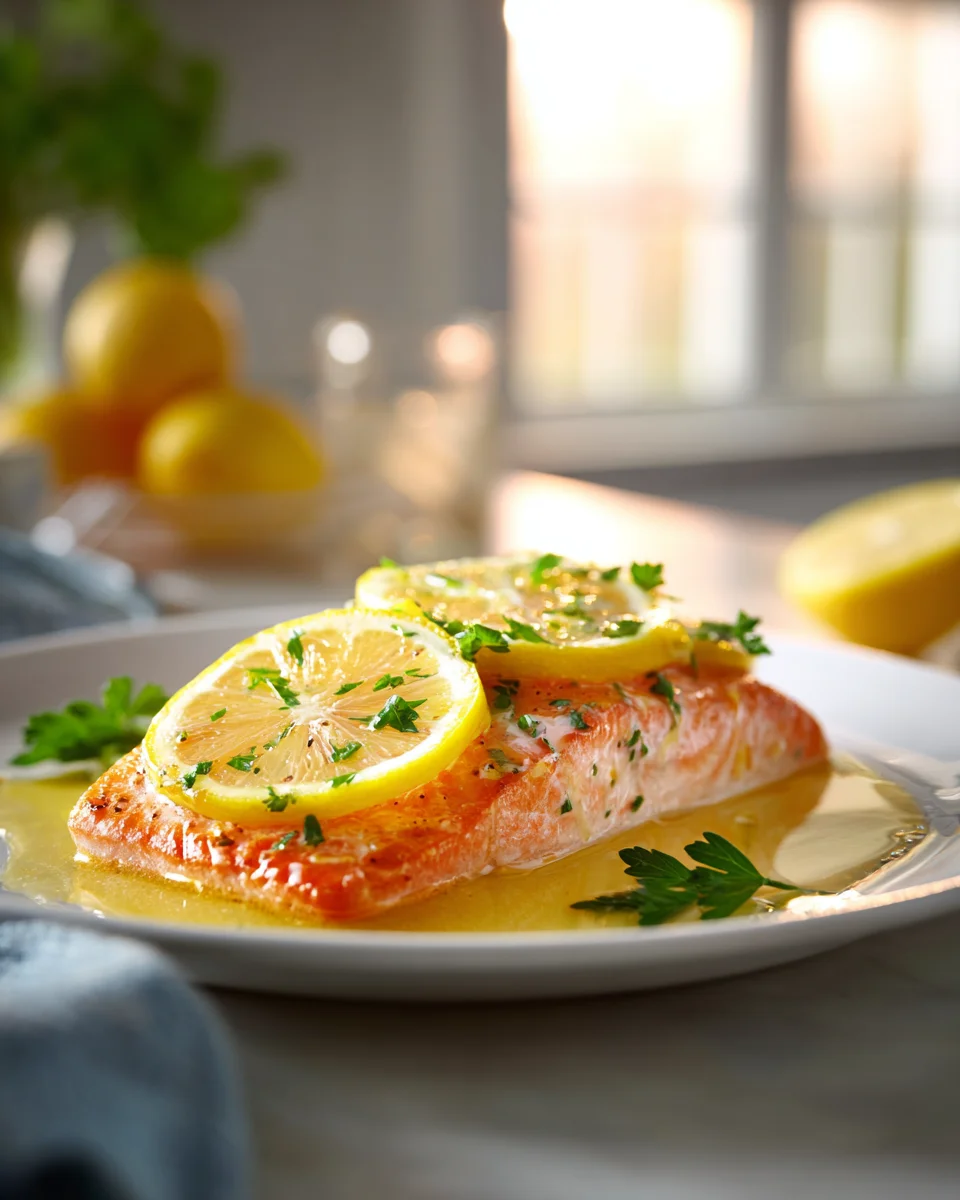 Klassischer Zitronenbutter-Lachs aus dem Ofen – Schnell & Lecker