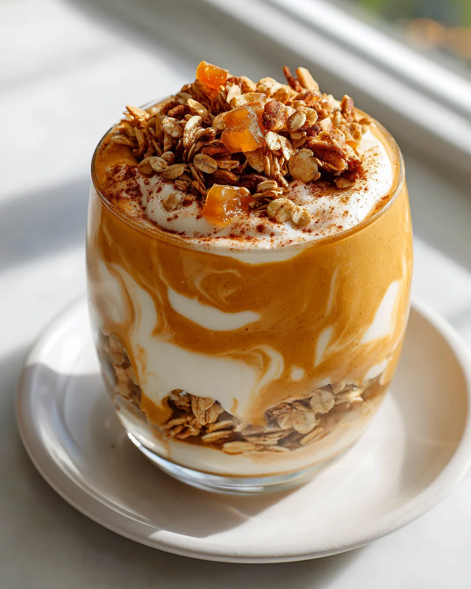 Cremige Pumpkin Spice Joghurt Parfait Cups – Dein Herbstgenuss