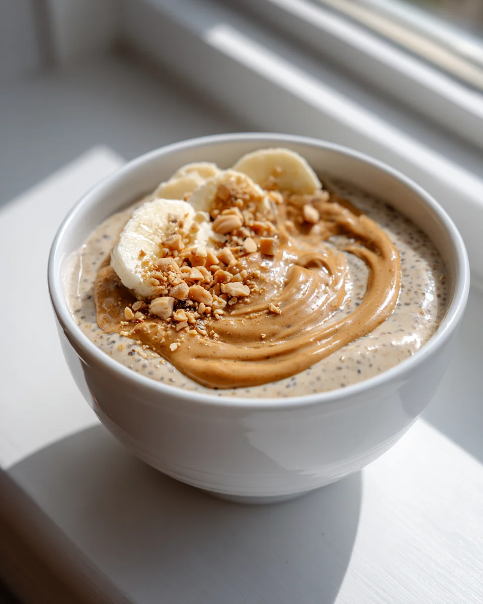 Erdnussbutter Chia Pudding: Das gesunde Frühstücks-Highlight