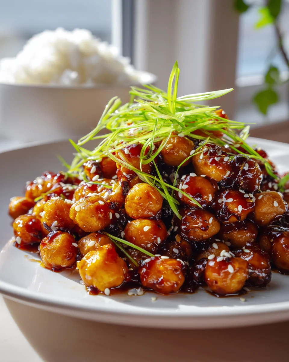 Vegane Klebrige Sesam-Kichererbsen – Dein neues Lieblingsgericht!