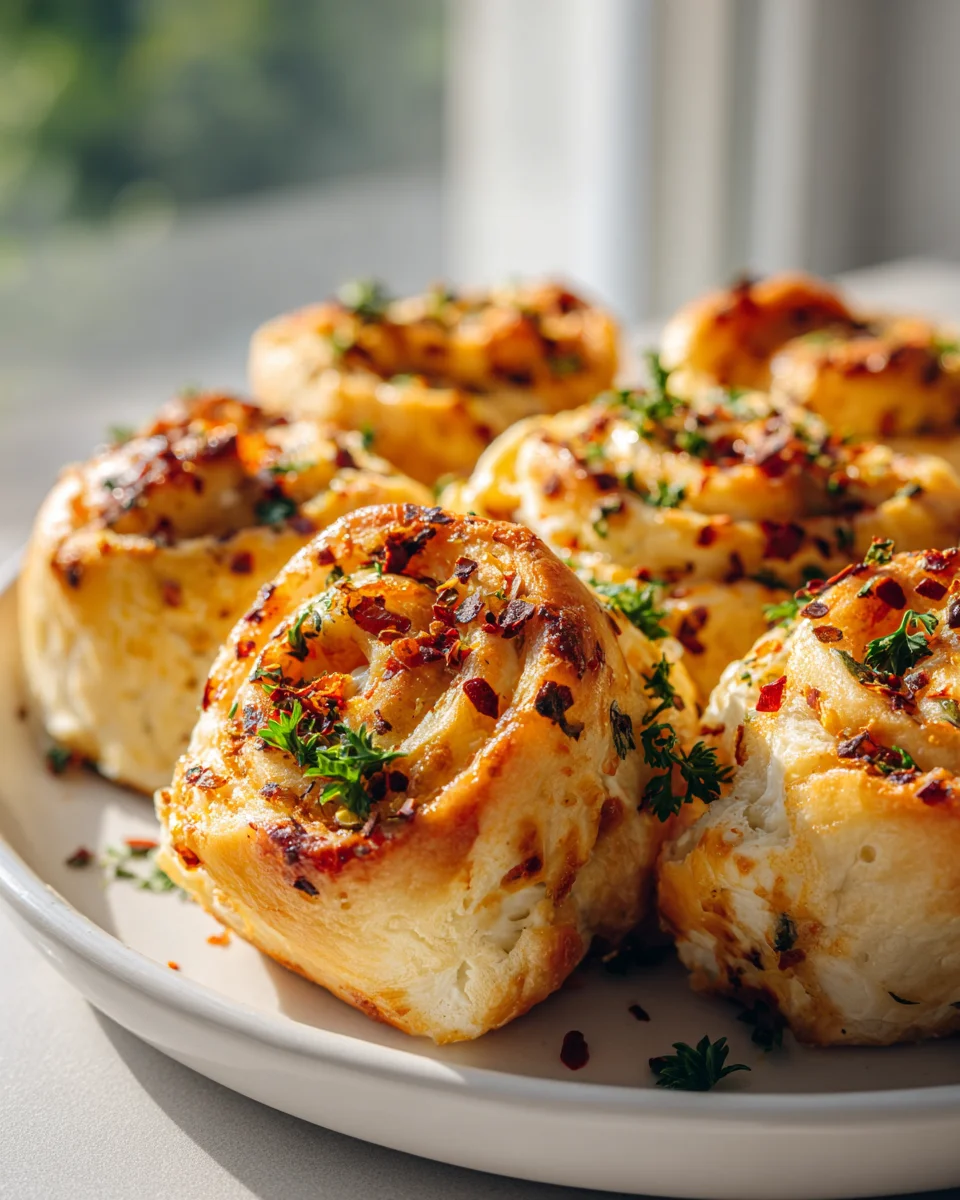 Irresistible Spicy Feta Rolls with Chili Flakes Recipe