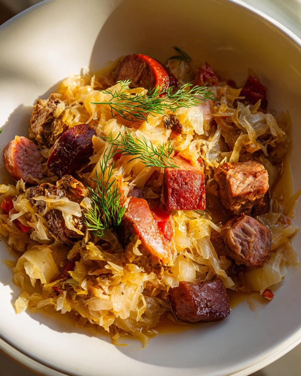 Brisanes Bigos mit Rind: Polnisches Nationalgericht