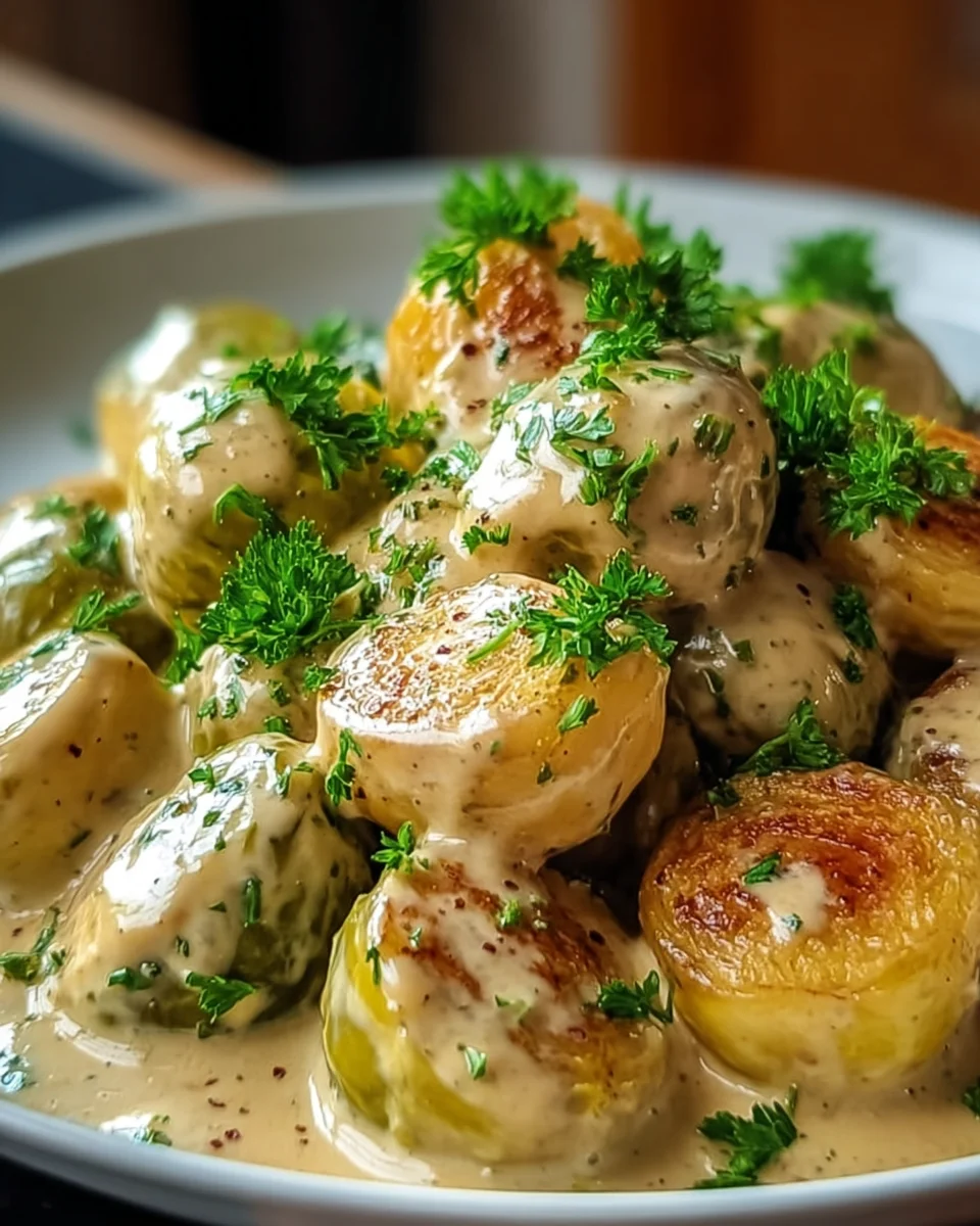 Rosenkohl in Frischkäse-Senfsauce: Dein essenzielles Rezept