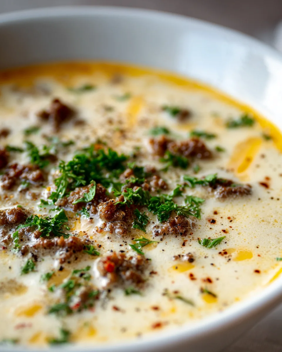 Schnelle Käsesuppe mit Hackfleisch – In Minuten genießen!