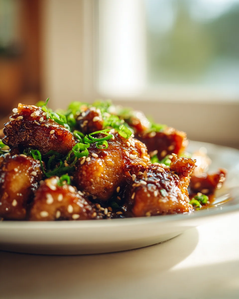 Karamellisiertes Sesam Hähnchen – Einfach & Lecker