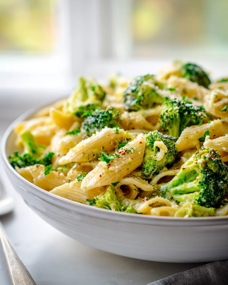 Schnelle Brokkoli Parmesan Pasta Pfanne – Dein Lieblingsgericht!