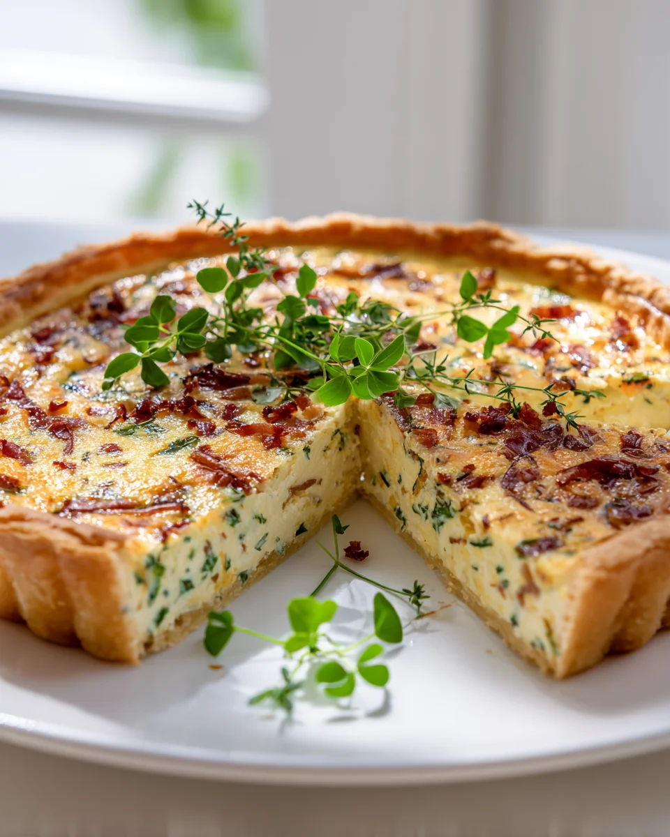 Bärlauch Quiche: Cremig mit Rindfleisch & Lauch Genuss