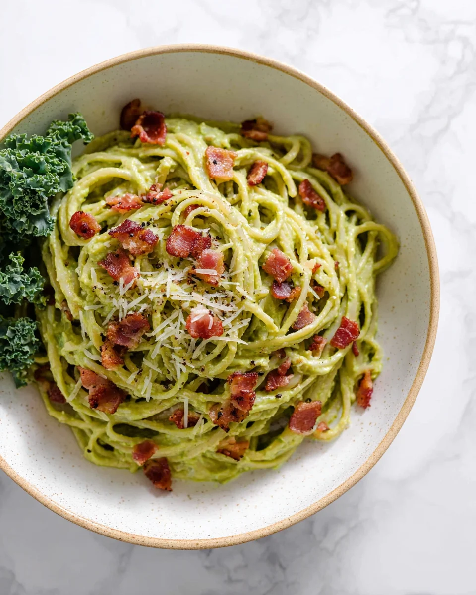 Avocado Carbonara: Cremig, gesund & unglaublich lecker!