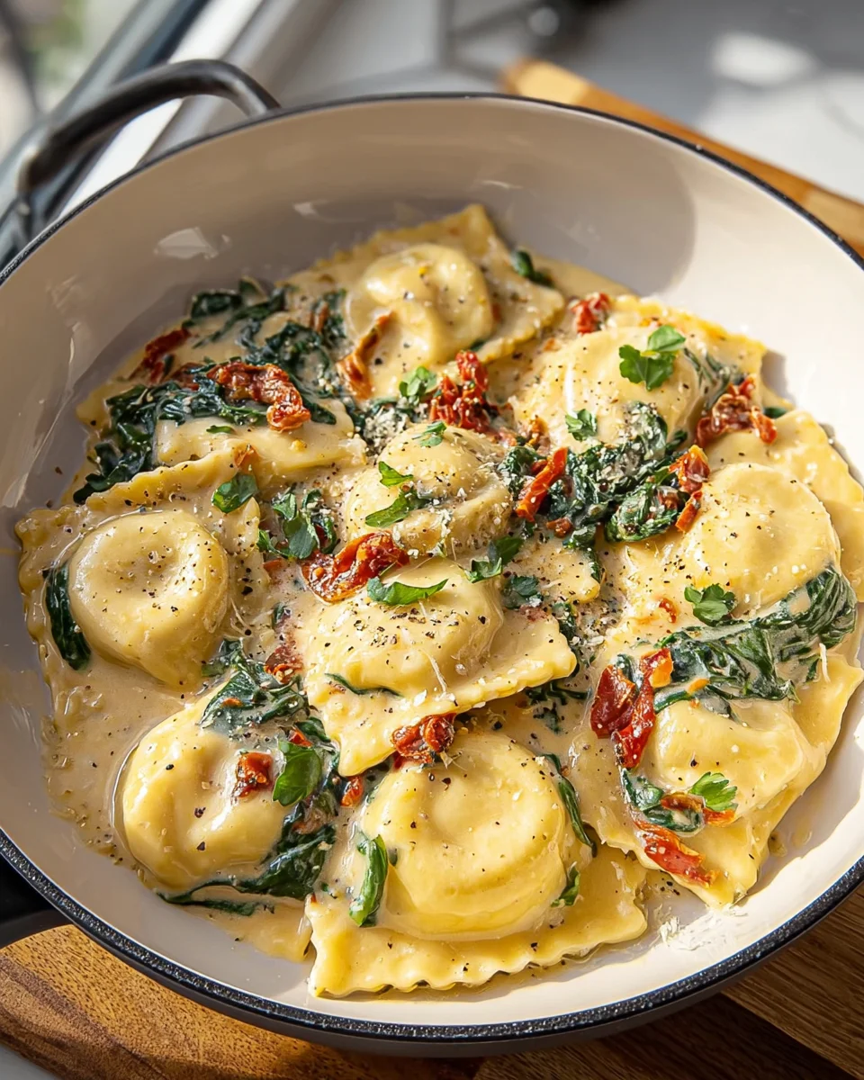Unwiderstehliche Cremige Toskana Ravioli: Dein Favorit!